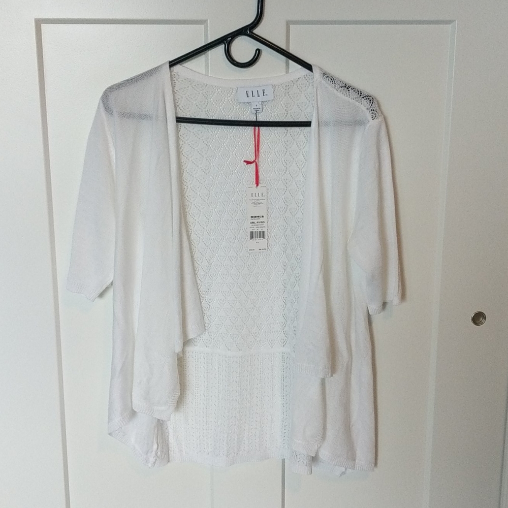 Elle Open Front Sweater / Cardigan Size S